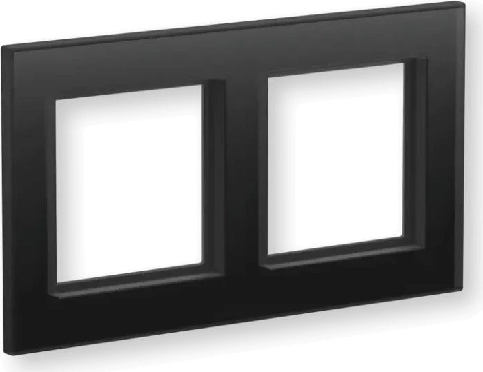 eQ-3 Homematic HmIP-GF2-A Glasrahmen 2-fach, schwarz