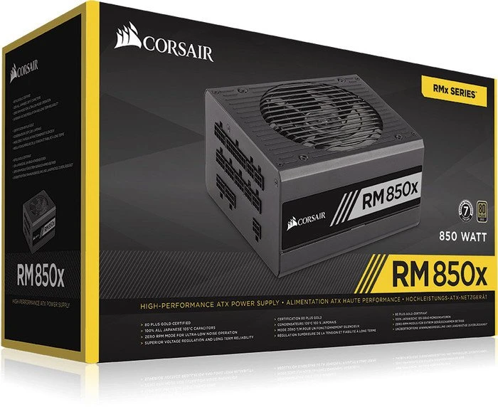 Corsair RMx Series RM850x 850W, ATX 2.4