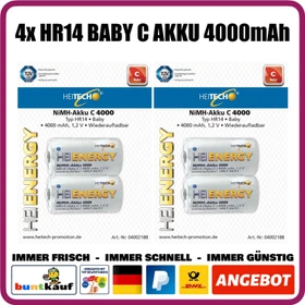 Heitech HeiEnergy Baby C, 2er-Pack