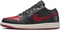 Nike Air Jordan 1 Low black/sail/gym red (Damen)