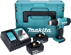 Makita DDF453RGJ Akku-Bohrschrauber inkl. MAKPAC + 2 Akkus 6.0Ah