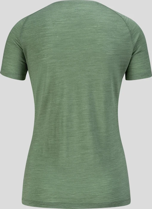 Odlo Ascent Performance Wool Light Funktionsshirt kurzarm loden frost melange (Damen)