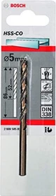 Bosch Professional HSS-Co Spiralbohrer, 5x52x86mm, 1 Stück