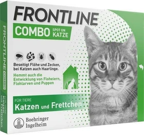 Frontline Spot on Combo Katzen und Frettchen Pipetten, 3 Stück