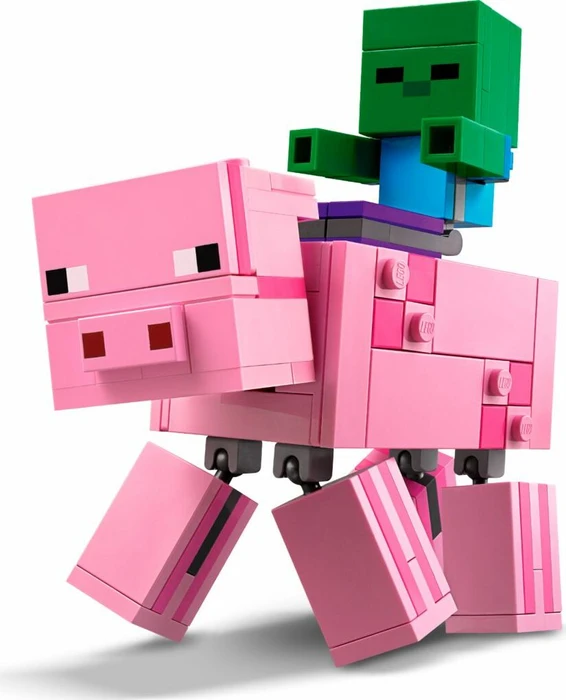 LEGO Minecraft - BigFig Schwein mit Zombiebaby
