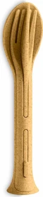 koziol Klikk Pocket Set Besteck nature wood