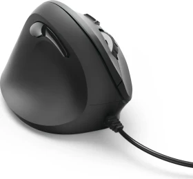 Hama EMC-500L Vertical Maus schwarz, Linkshänder, USB (00182696)