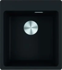 Franke Maris MRG 610-39 A Einbau Becken mittig mit Handbedienung onyx