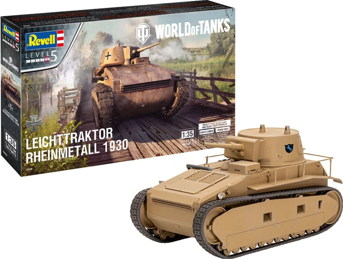 Revell Leichttraktor Rheinmetall 1930 World of Tanks