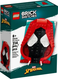 LEGO Brick Sketches - Miles Morales