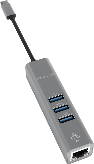 TerraTec Connect C2 Multiport-Adapter, USB-C 3.0 [Stecker]