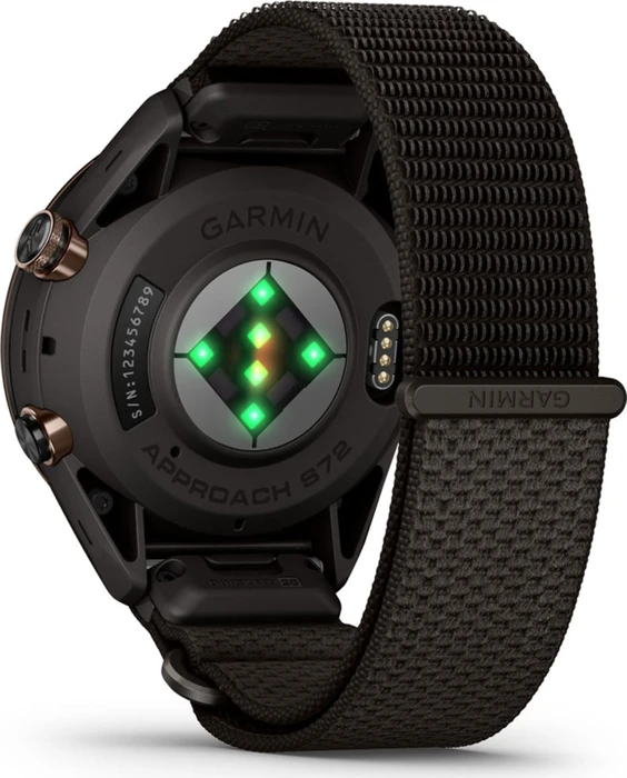 Garmin Approach S72 43mm carbon gray-heritage bronze dlc titanium/pebble grey