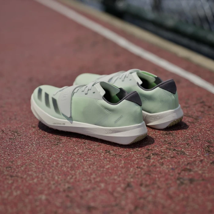 adidas Adizero TJ/PV cloud white/core black/green spark