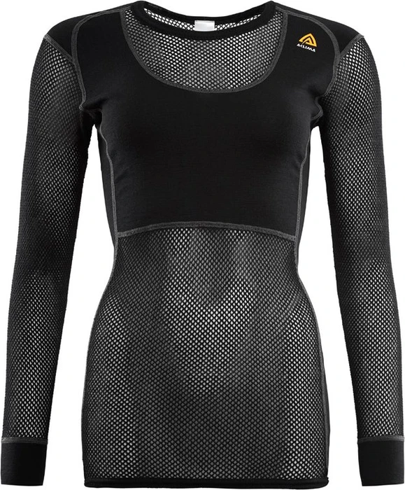 Aclima WoolNet Original Crew Neck Funktionsshirt langarm jet black (Damen)