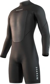 Mystic Brand Back Zip Shorty langarm 3/2/2mm schwarz (Herren)