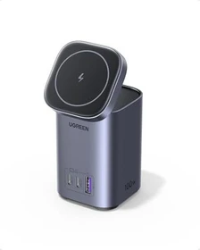 Ugreen Nexode 100W GaN Mini MagSafe Power Station schwarz/grau