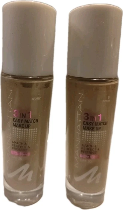 Manhattan 3in1 Easy Match Make-up 28 ivory, 30ml