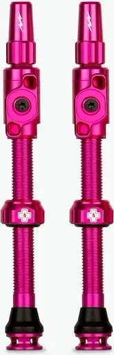 Muc-Off Big Bore Lite Tubeless-Ventil 60mm pink
