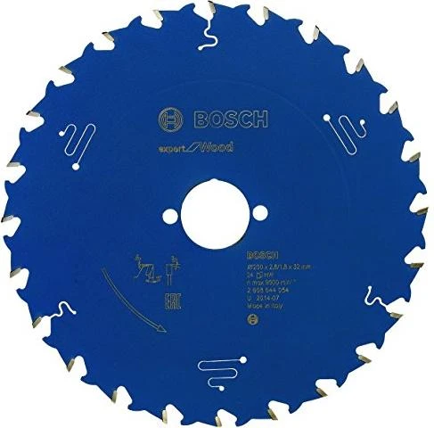Bosch Professional Expert for Wood Kreissägeblatt 24Z, 200x1.8x32mm, 1 Stück