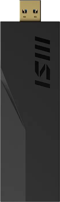 MSI BE6500 WiFi 7, 2.4GHz/5GHz/6GHz WLAN, USB-A 3.0 [Stecker]