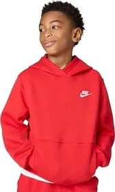Nike Sportswear Club Fleece Hoodie university red/white (Junior)