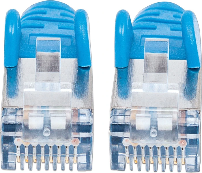 Intellinet Patchkabel, Cat7/Cat6a, S/FTP, RJ-45/RJ-45, 15m, blau
