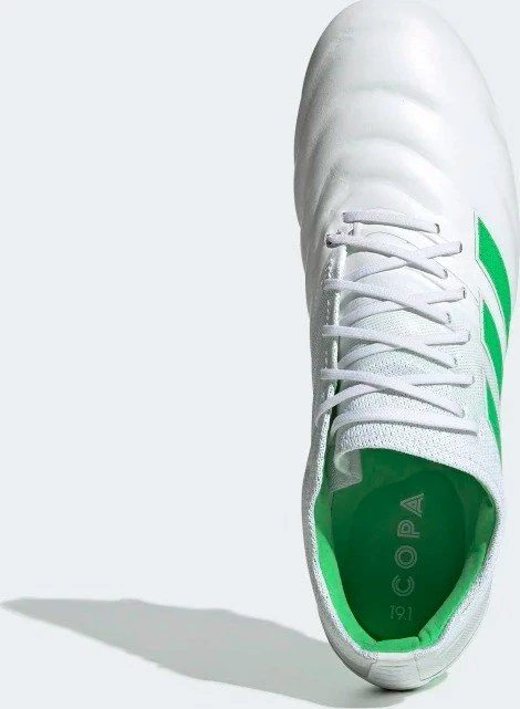 adidas Copa 19.1 FG ftwr white/solar lime (Herren)