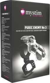 Mystim Pubic Enemy No.3 Peniskäfig transparent