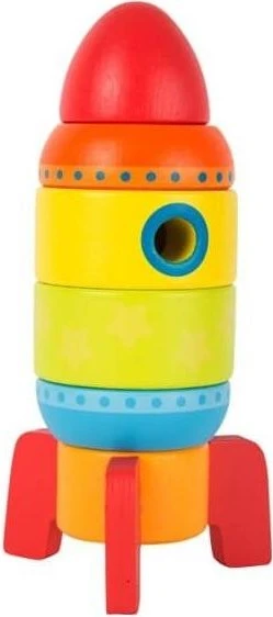Legler Small Foot Bunte Stapelrakete