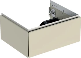 Geberit ONE Unterschrank für Waschtisch, mit einer Schublade, 60cm, sandgrau/lackiert hochglanz