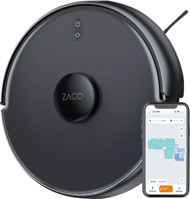 ZACO A11s Pro Saug-/Wischroboter schwarz