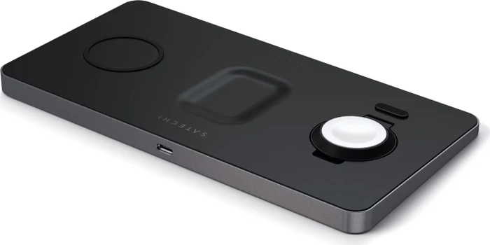Satechi Trio Wireless Charging Pad schwarz