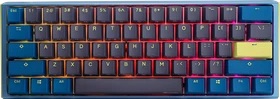 Ducky One 3 DayBreak Mini PBT blau, LEDs RGB, MX SPEED RGB Silver, USB, US
