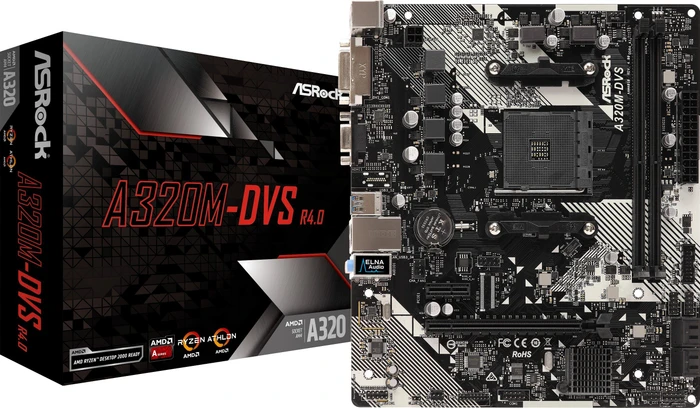 ASRock A320M-DVS R4.0 (AMD AM4)