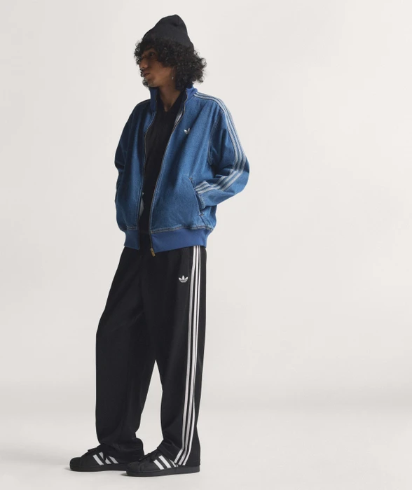adidas Adicolor Firebird Originals Jeansjacke blue denim (Damen)