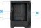 AeroCool Aero One Duo, schwarz, Glasfenster Vorschaubild