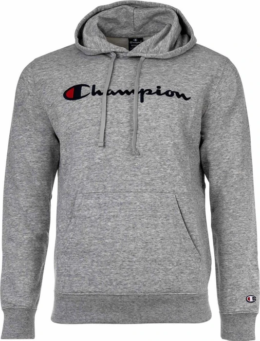 Champion Fleece mit großem Logo Hoodie light grey (Herren)