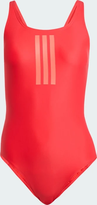 adidas 3-Streifen V-Back Badeanzug pure ruby/lucid red (Damen)