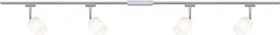 Paulmann URail Blossom Schienensystem Spot G9 Satinglas 2.2m chrom matt, 4 Stück