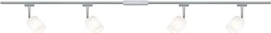 Paulmann URail Blossom Schienensystem Spot G9 Satinglas 2.2m chrom matt, 4 Stück