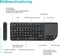 Riitek Rii Mini Wireless Keyboard X1, USB, DE Vorschaubild