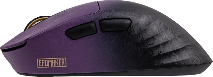 Epomaker Carbonis 8KHz Wireless Gaming Mouse, Black Purple, USB/Bluetooth