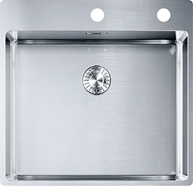 Franke Box BXX 210-50 A Einbau Becken mittig mit Ablauffernbedienung edelstahl