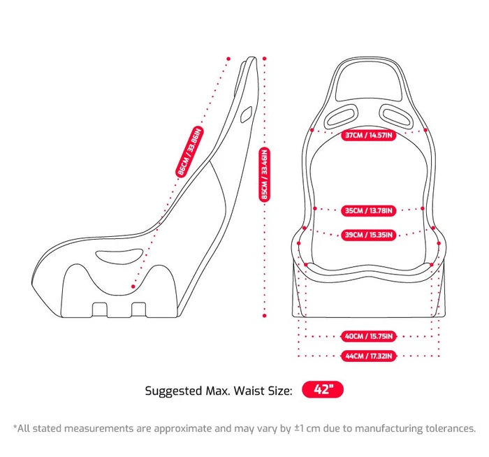 Next Level Racing ES1 Haptic Feedback Sim Racing Seat, schwarz