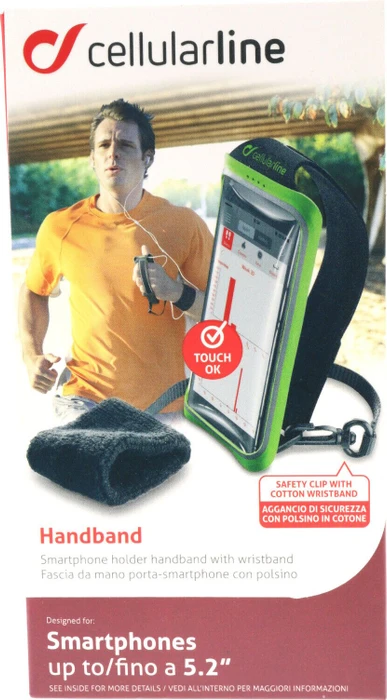 Cellularline Handband schwarz/grün