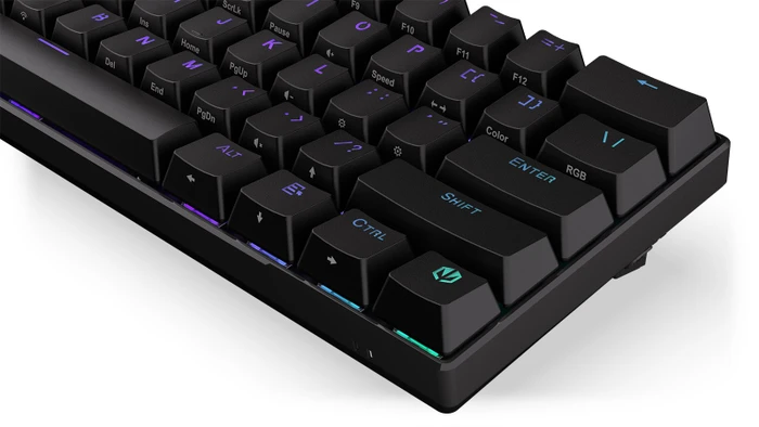 Endorfy Thock Compact Wireless Brown, PBT, LEDs RGB, hot-swap, Kailh Box BROWN, USB/Bluetooth, US