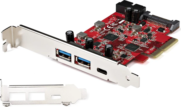 StarTech 1x USB-C 3.1, 2x USB-A 3.1, 1x USB 3.0 Header, PCIe 3.0 x4