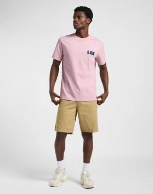 Lee Workwear Relaxed Graphic T-Shirt kurzarm soft mauve (Herren)