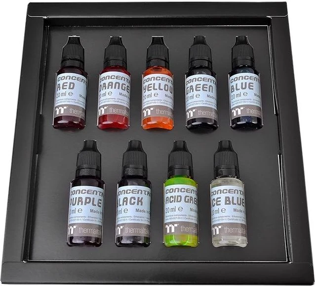 Thermaltake TT Premium Concentrate Kit, Kühlflüssigkeit, 9er-Pack