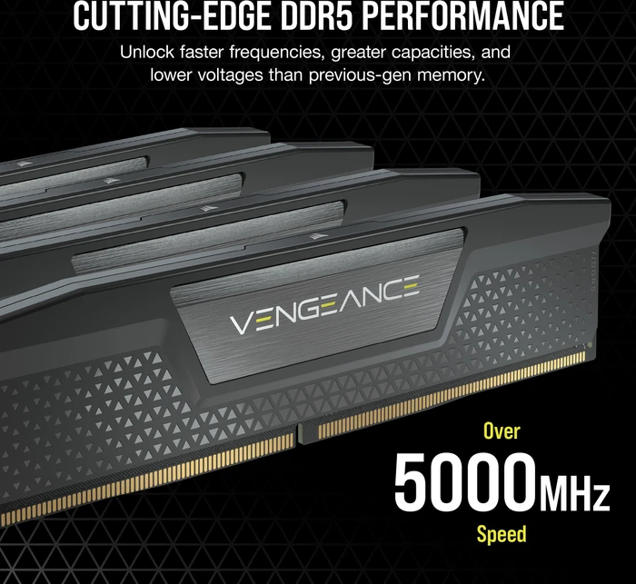 Corsair Vengeance schwarz UDIMM 32GB, DDR5-5600, CL40-40-40-77